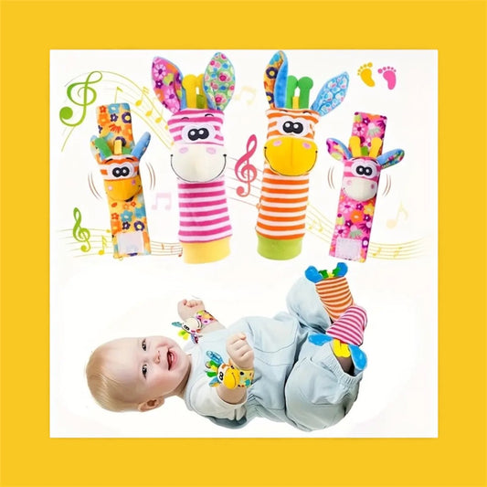 Calcetines y muñequeras sonajeros - CREACIONESNOR