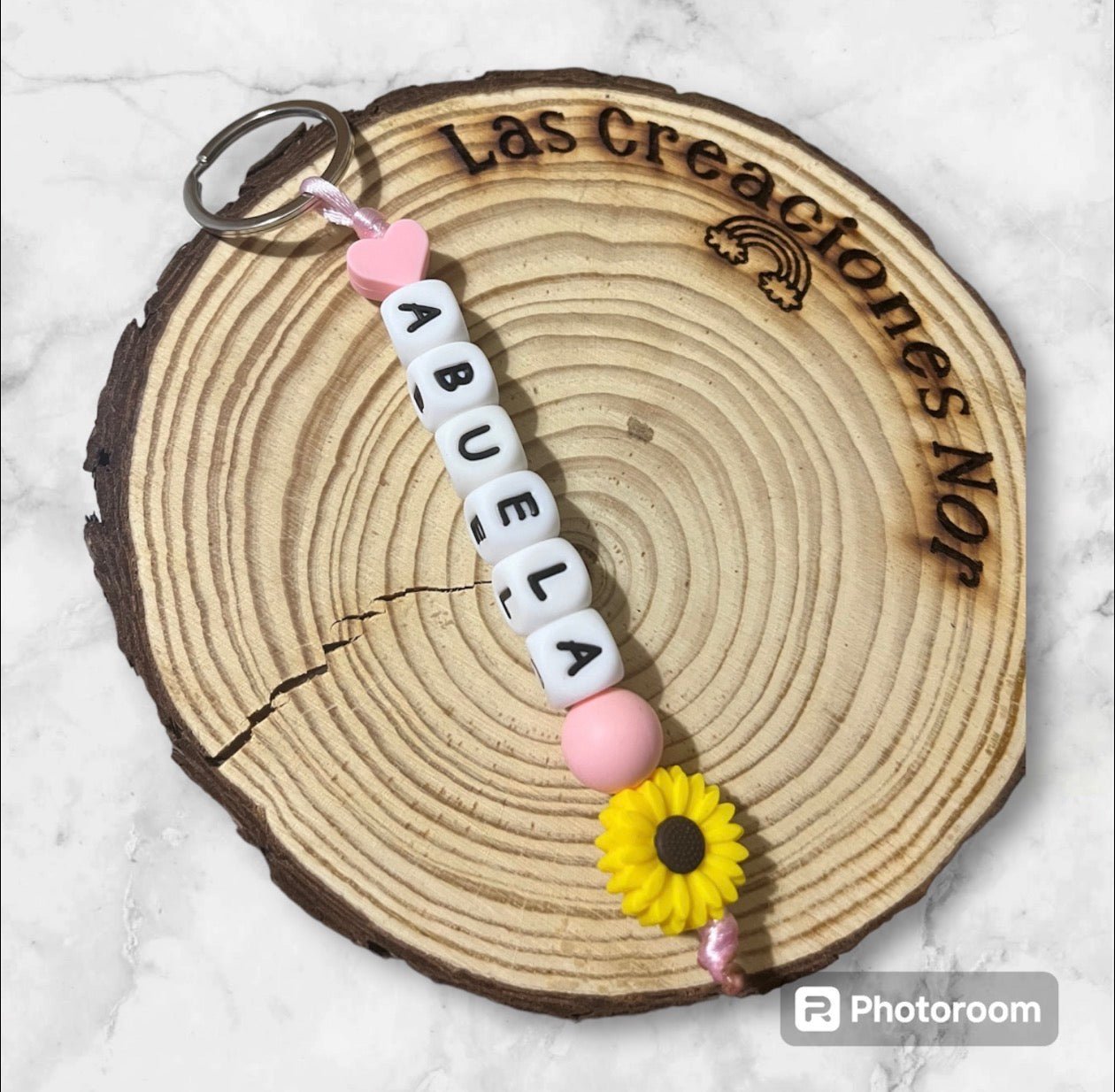 Llavero flor - CREACIONESNOR